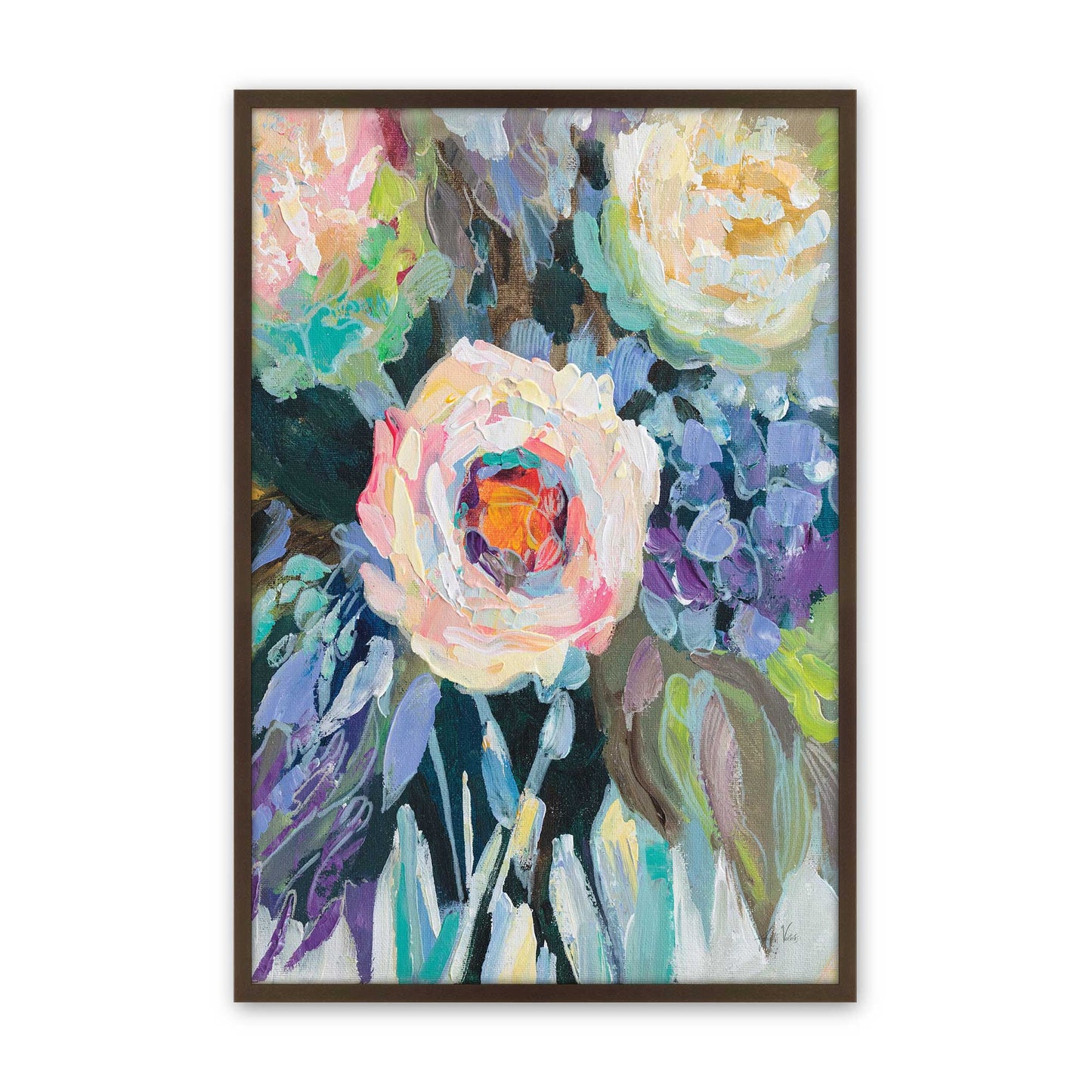 [Color:Belvinder Brown], Picture of art in a Belvinder Brown frame