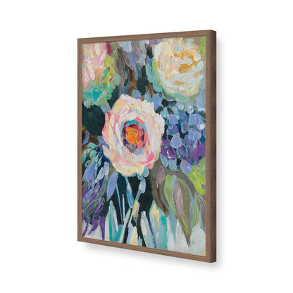 [Color:Walnut], Picture of art in a Walnut frame of the corner