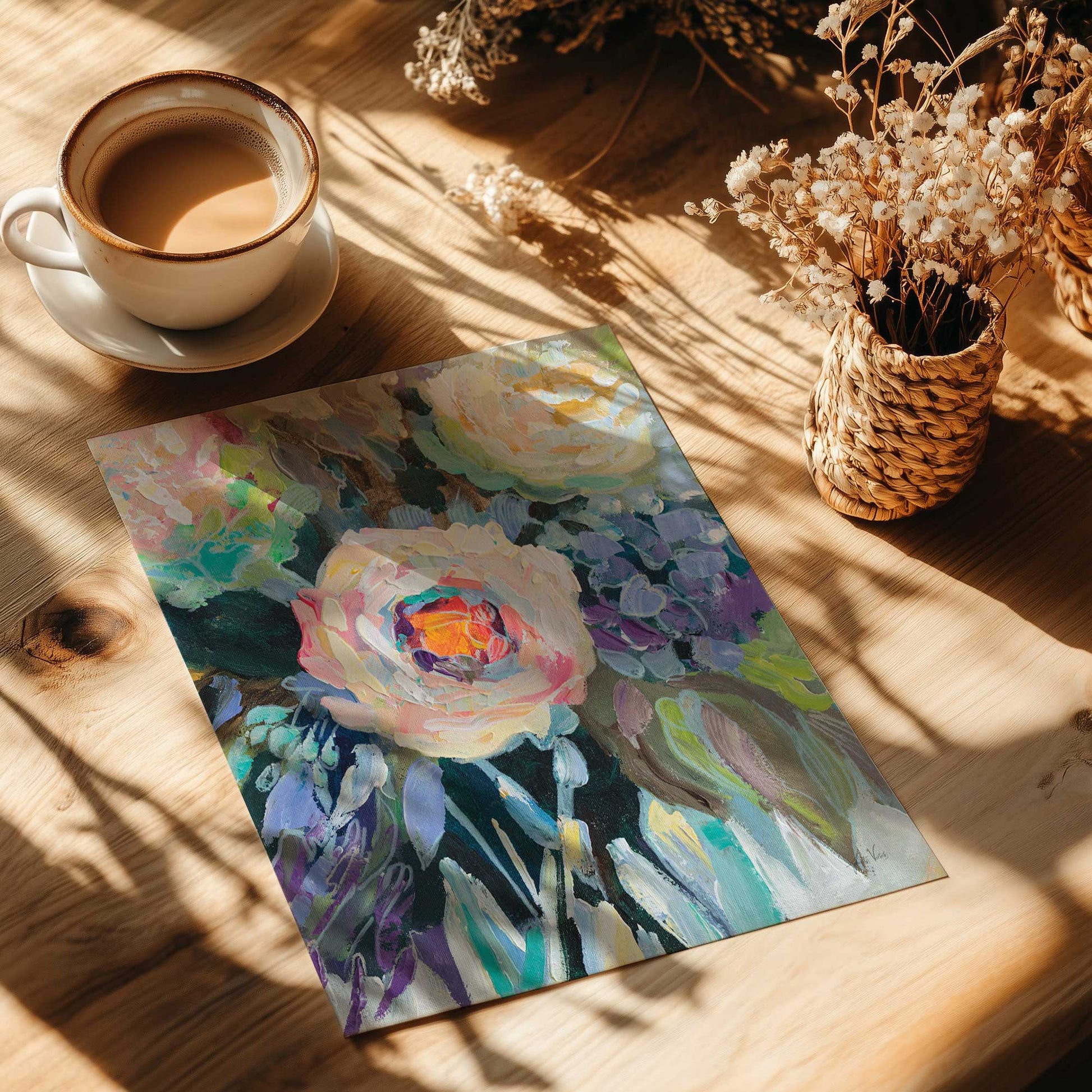 [Color:Rolled Print], Picture of close up of art