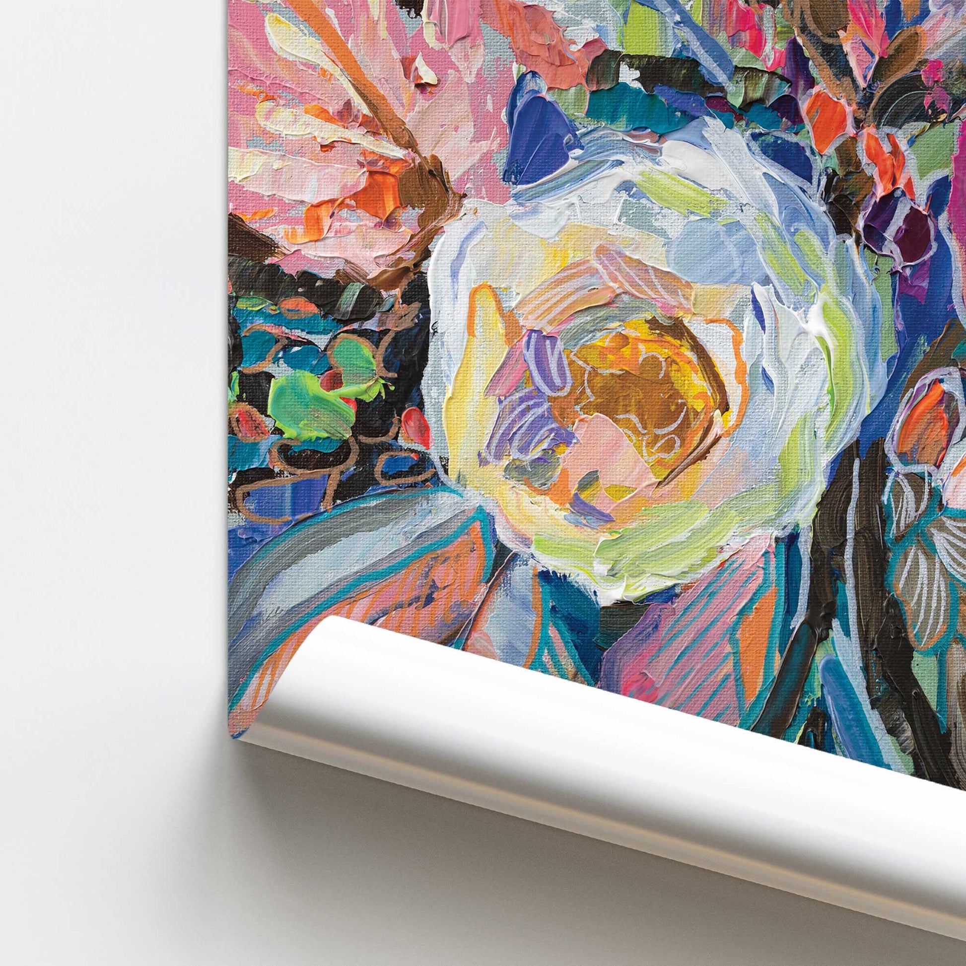 [Color:Rolled Print], Picture of close up of art