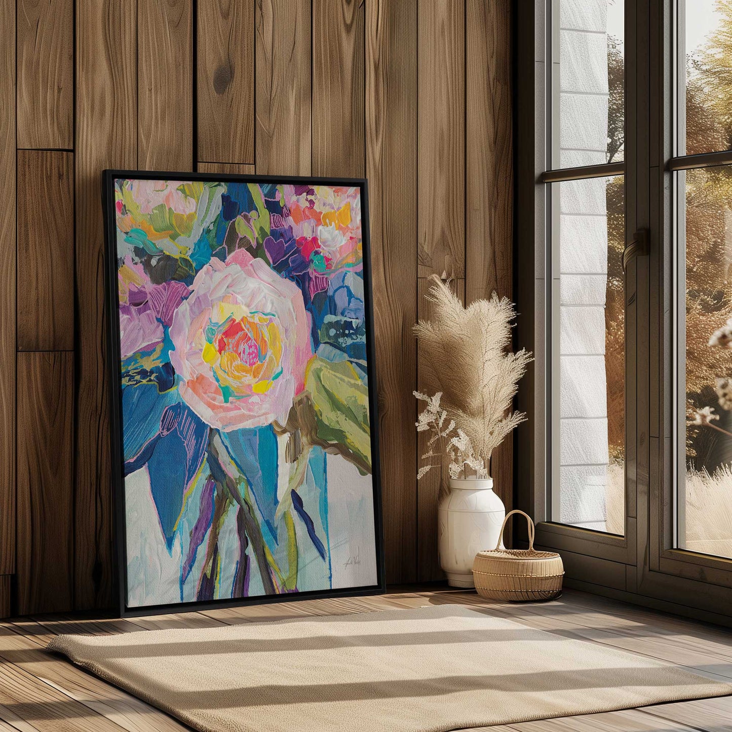 Picture of art in a room