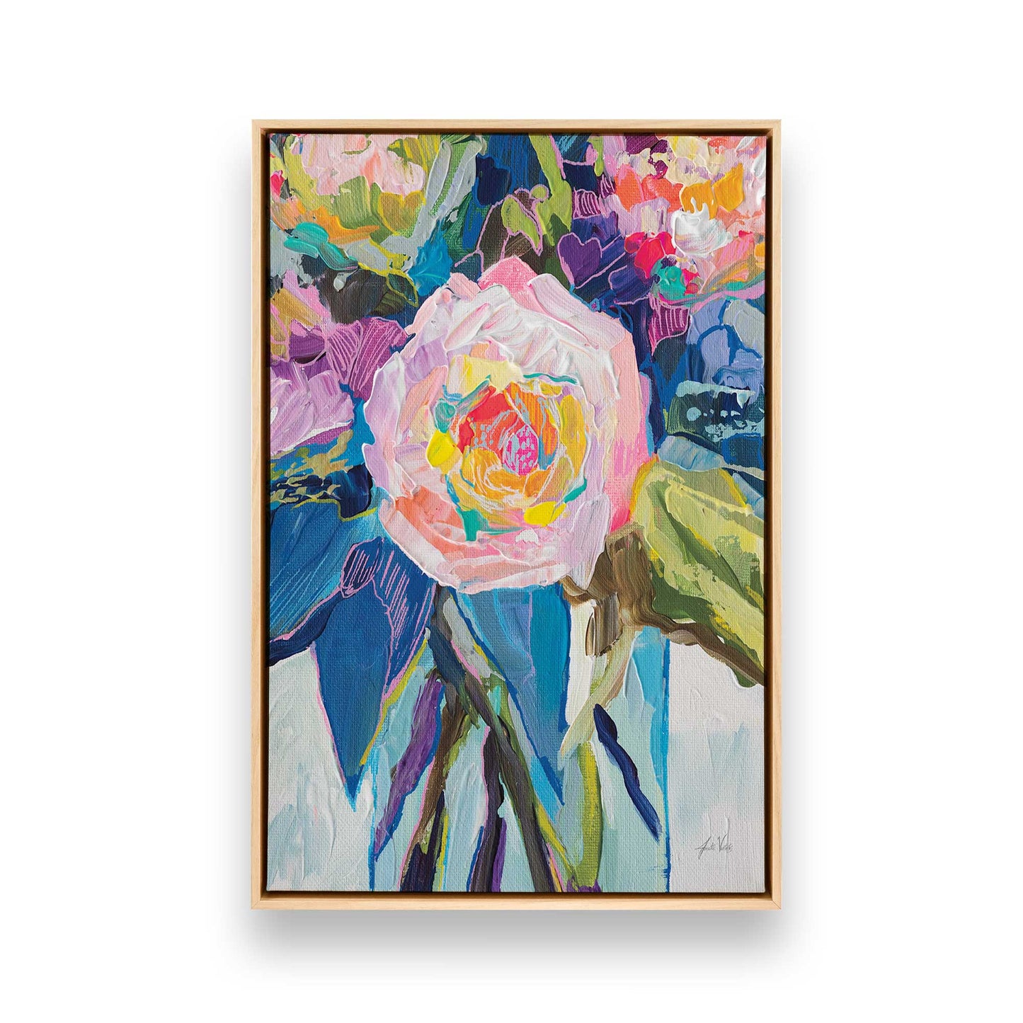 [Color:American Maple], Picture of art in a American Maple frame