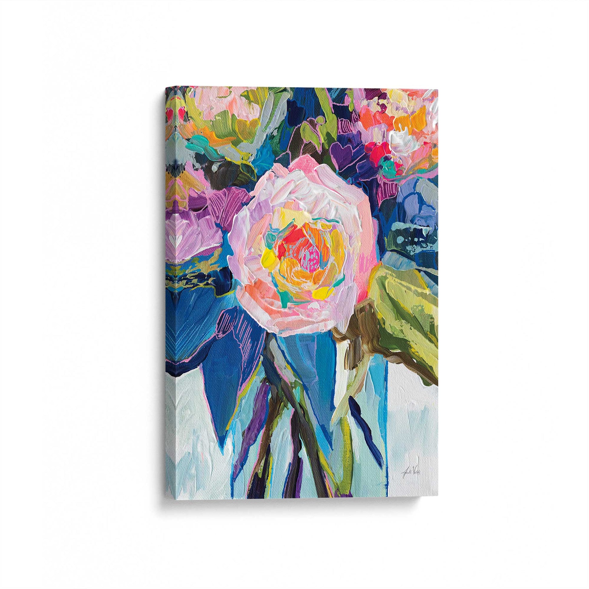 [Color:Stretched Canvas], Picture of art at an angle