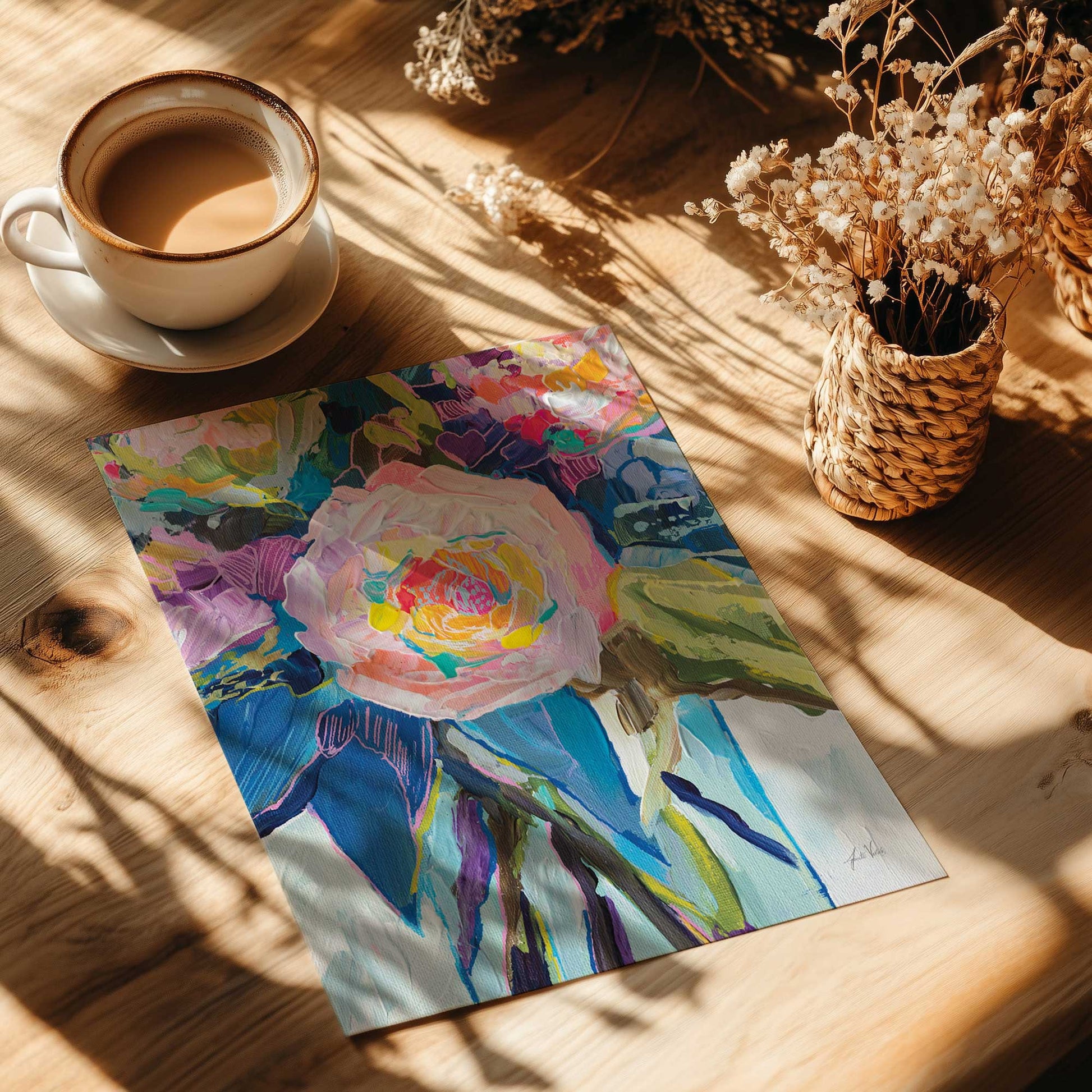 [Color:Rolled Print], Picture of close up of art