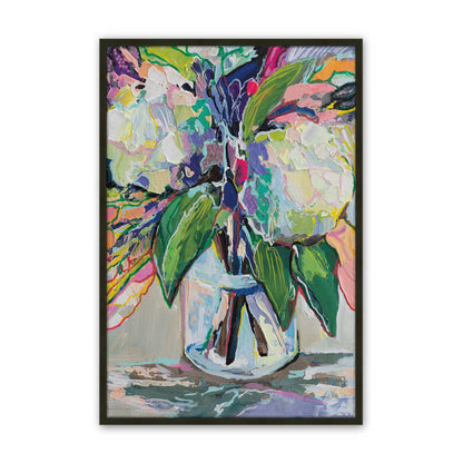 [Color:Satin Black], Picture of art in a Satin Black frame