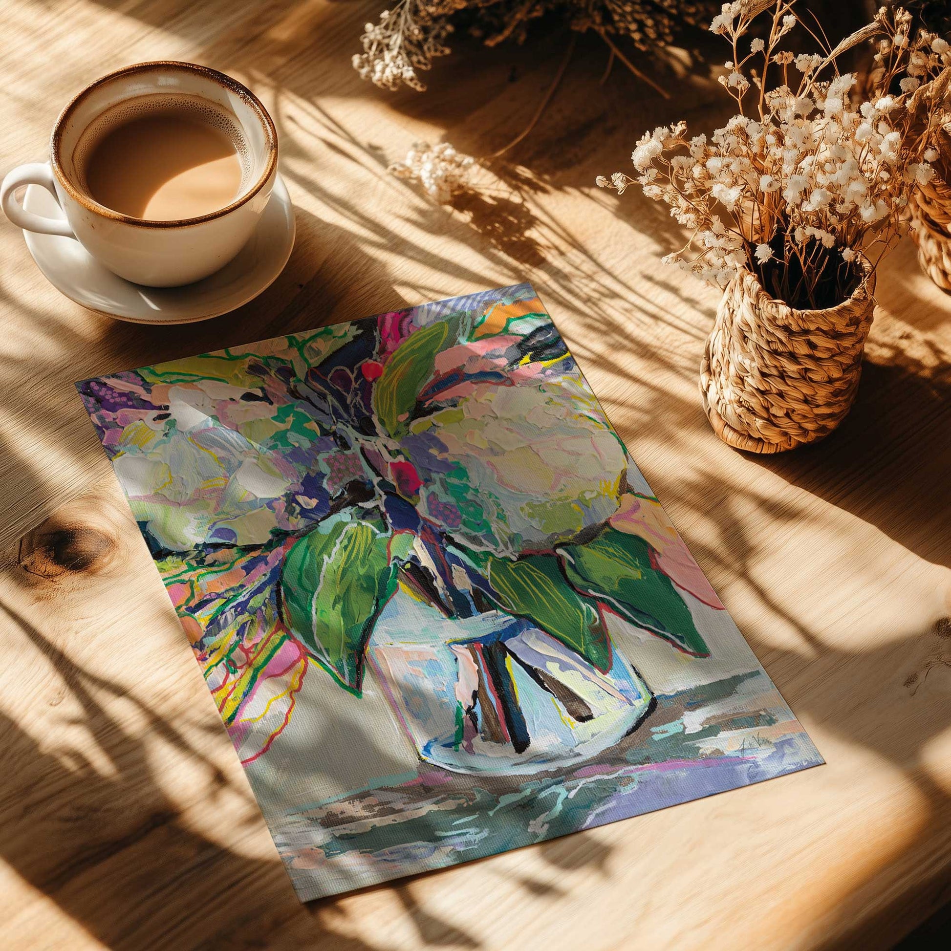 [Color:Rolled Print], Picture of close up of art