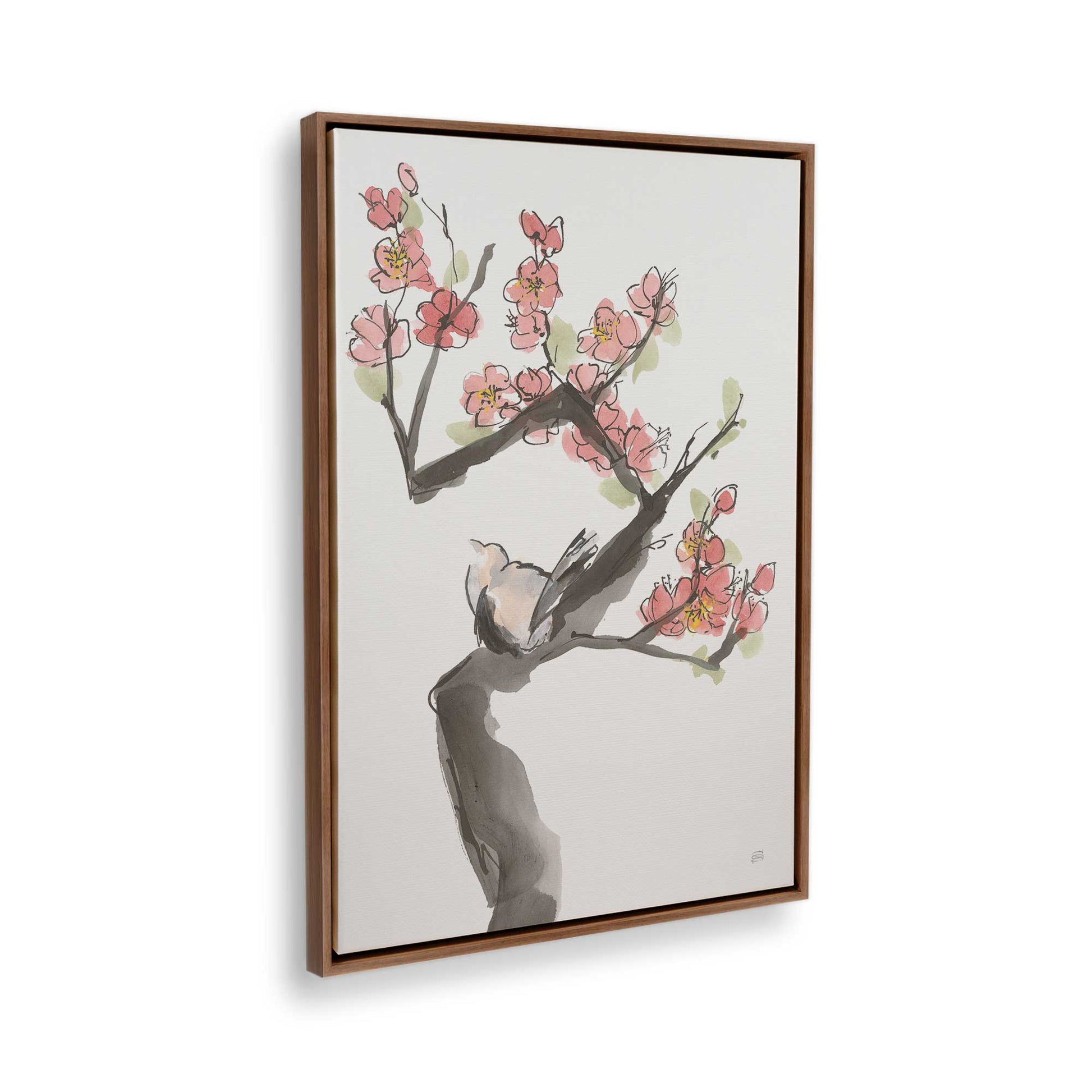 [Color:Walnut], Picture of the corner of the art
