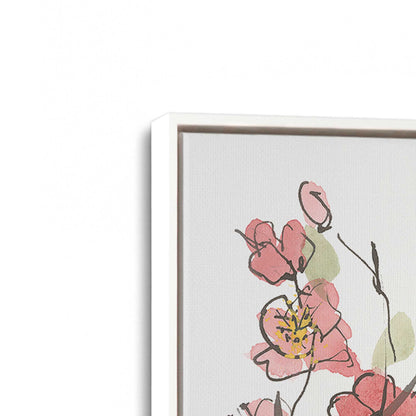 [Color:Opaque White], Picture of art in a White frame at an angle