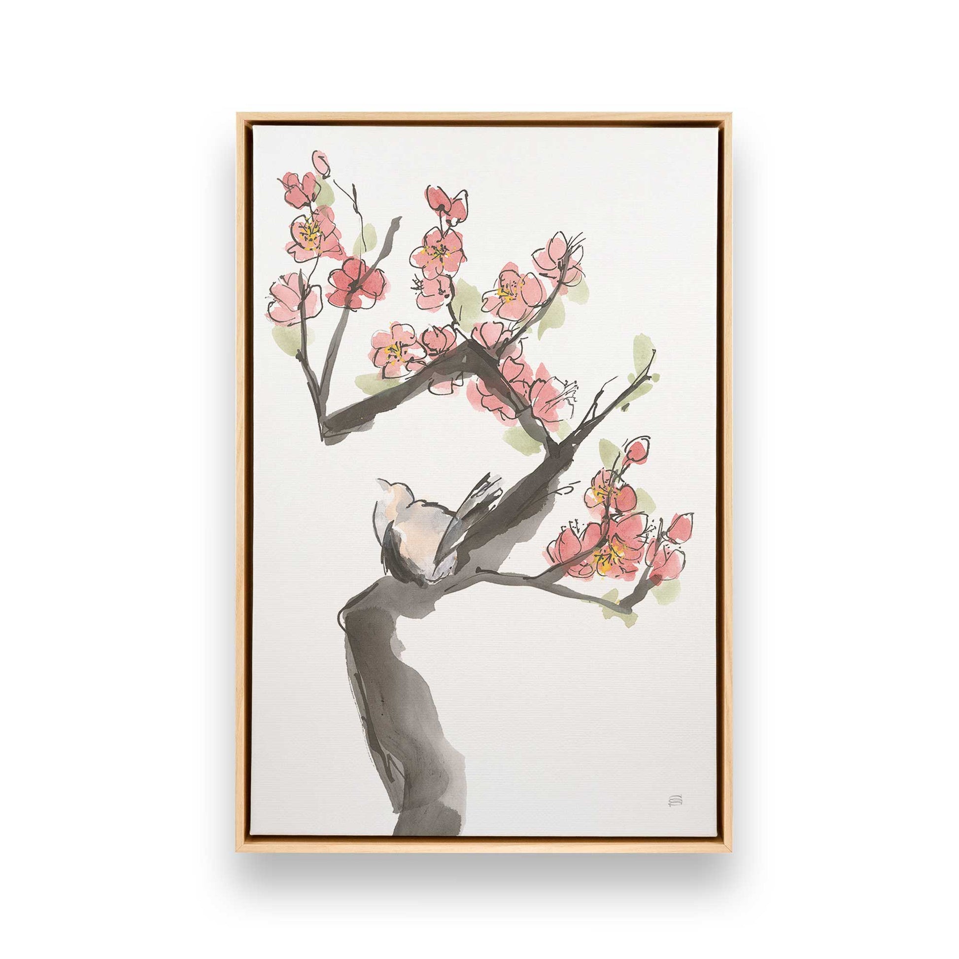 [Color:American Maple], Picture of art in a American Maple frame