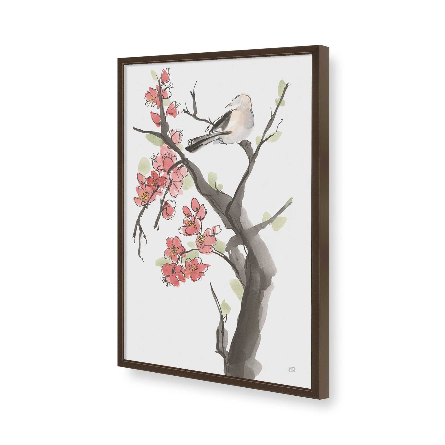 [Color:Belvinder Brown], Picture of art in a Belvinder Brown frame of the corner