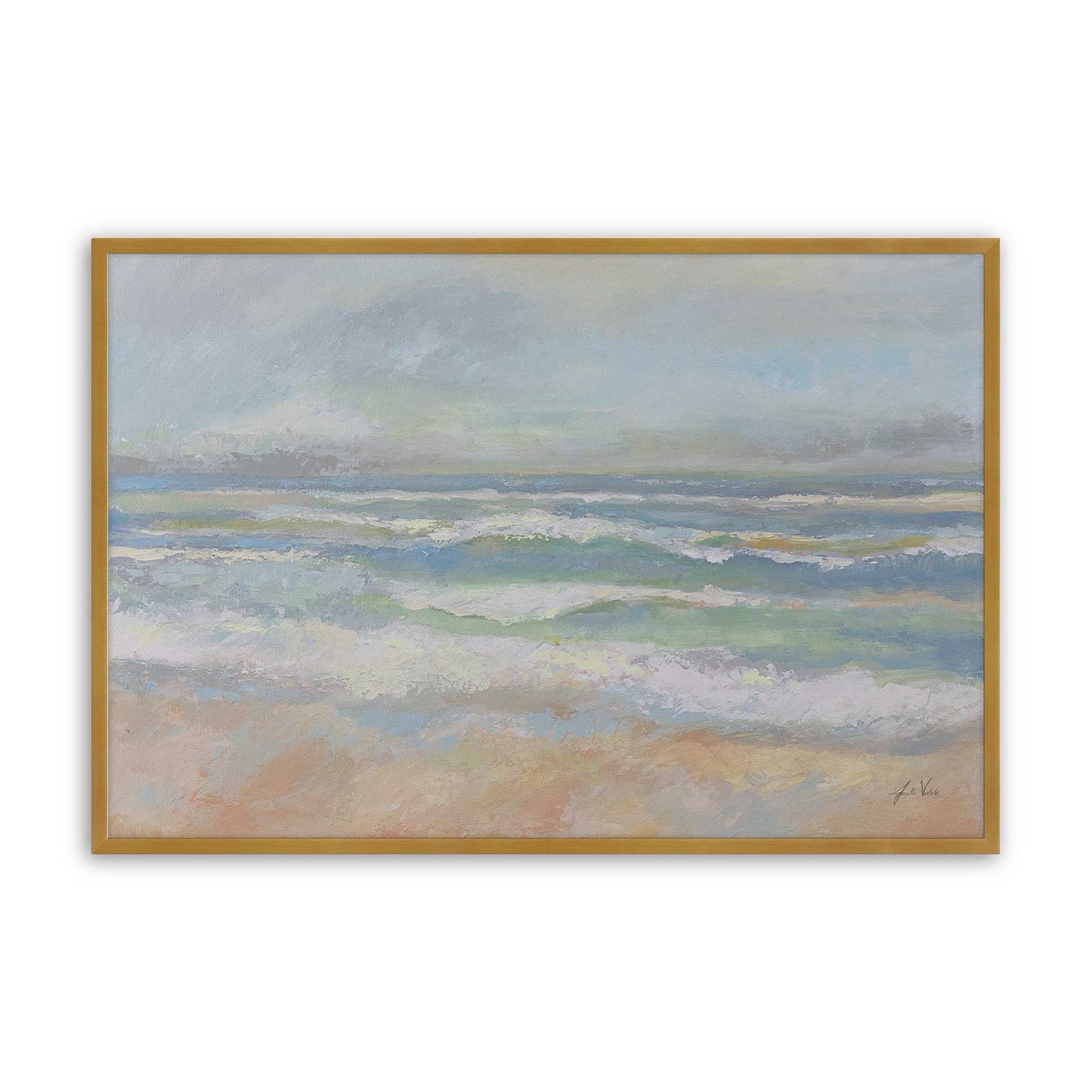 [Color:Polished Gold], Picture of art in a Polished Gold frame