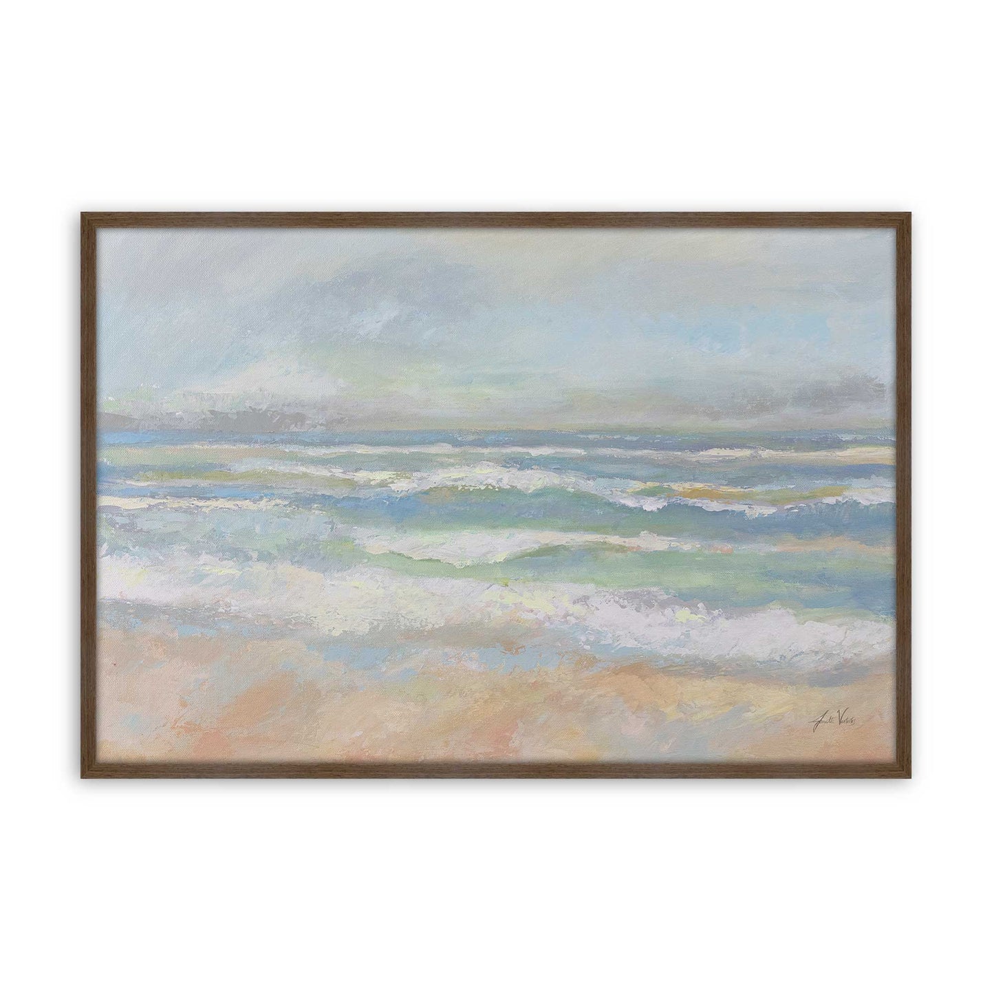 [Color:Walnut], Picture of art in a Walnut frame