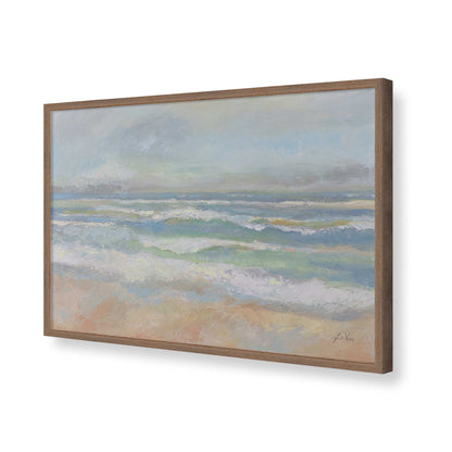 [Color:Walnut], Picture of art in a Walnut frame of the corner