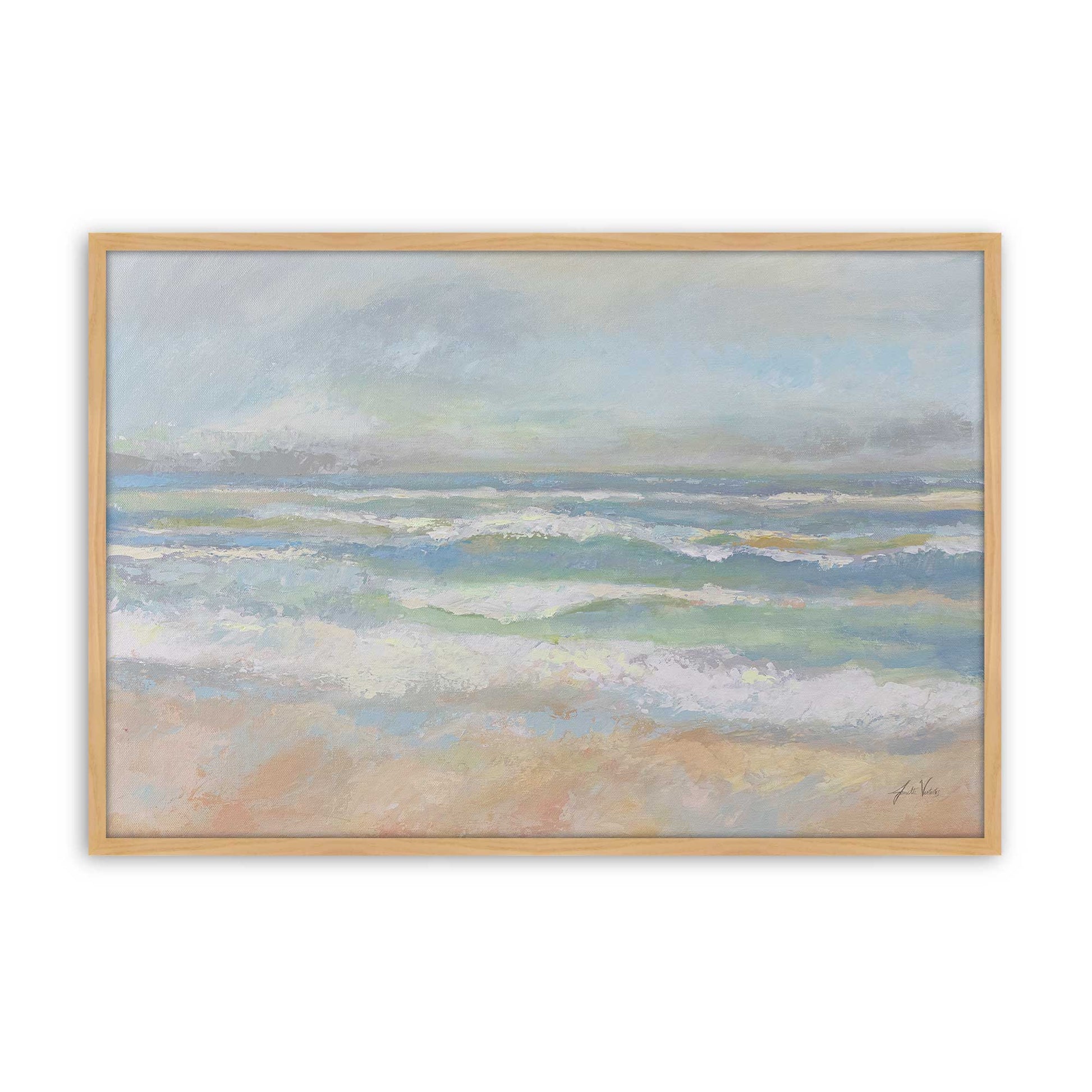 [Color:American Maple], Picture of art in a American Maple frame