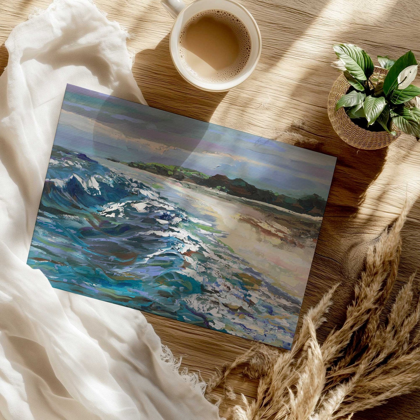 [Color:Rolled Print], Picture of close up of art