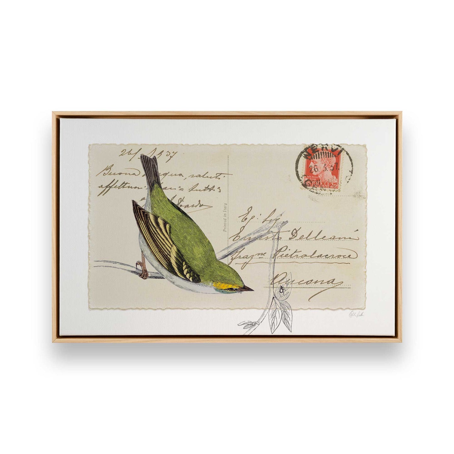 [Color:American Maple], Picture of art in a American Maple frame