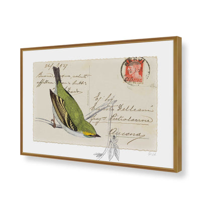 [Color:Polished Gold], Picture of art in a Polished Gold frame of the corner