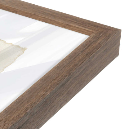 [Color:Walnut], Picture of art in a Walnut frame at an angle