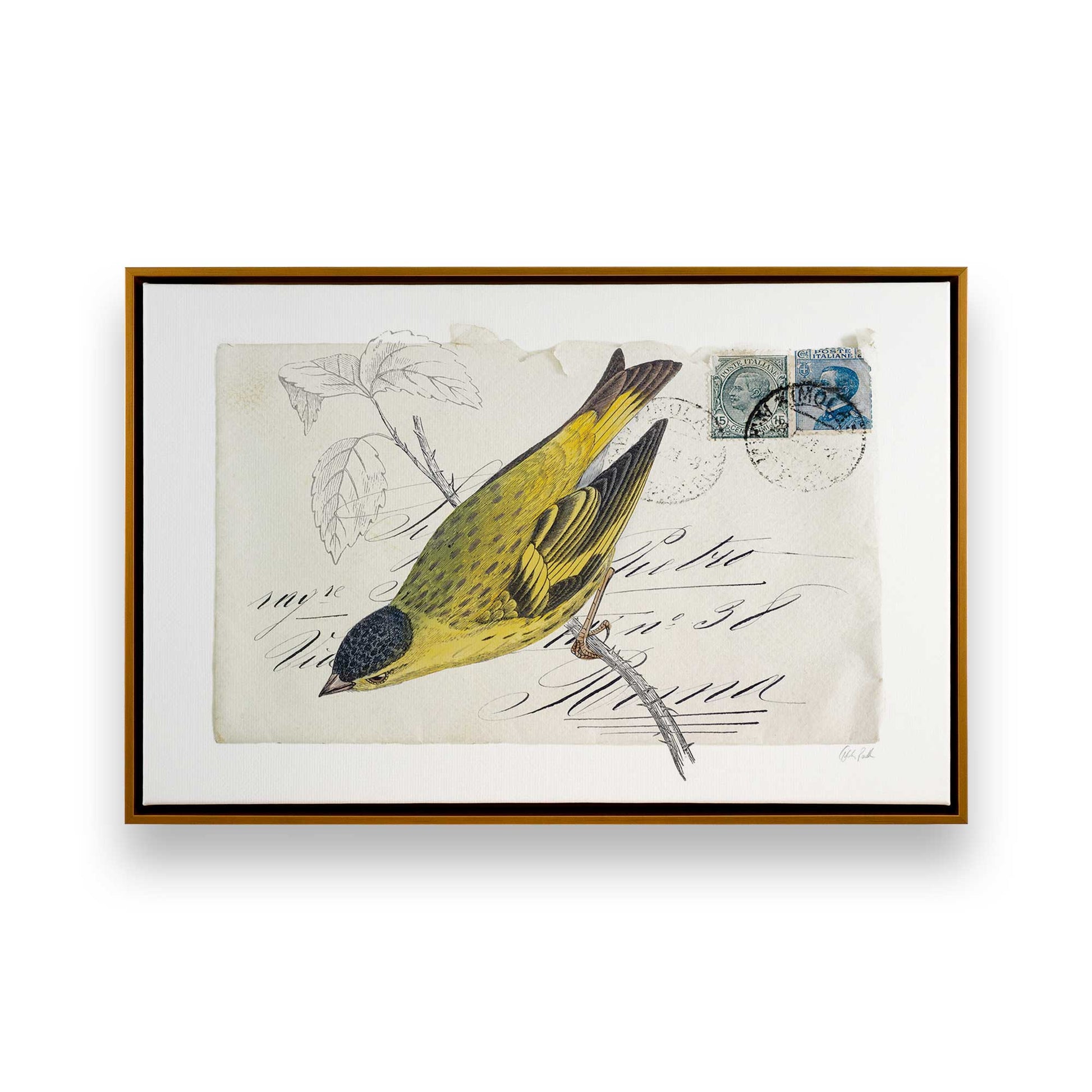 [Color:Polished Gold], Picture of art in a Polished Gold frame