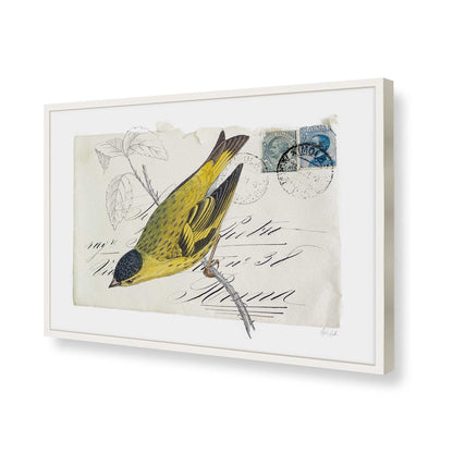 [Color:Opaque White], Picture of art in a Opaque White frame of the corner