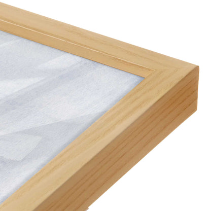 [Color:American Maple], Picture of art in a American Maple frame at an angle