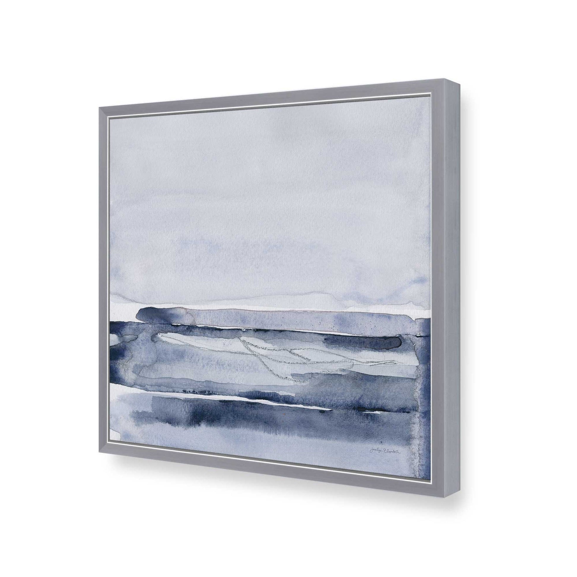 [Color:Polished Chrome], Picture of art in a Polished Chrome frame of the corner