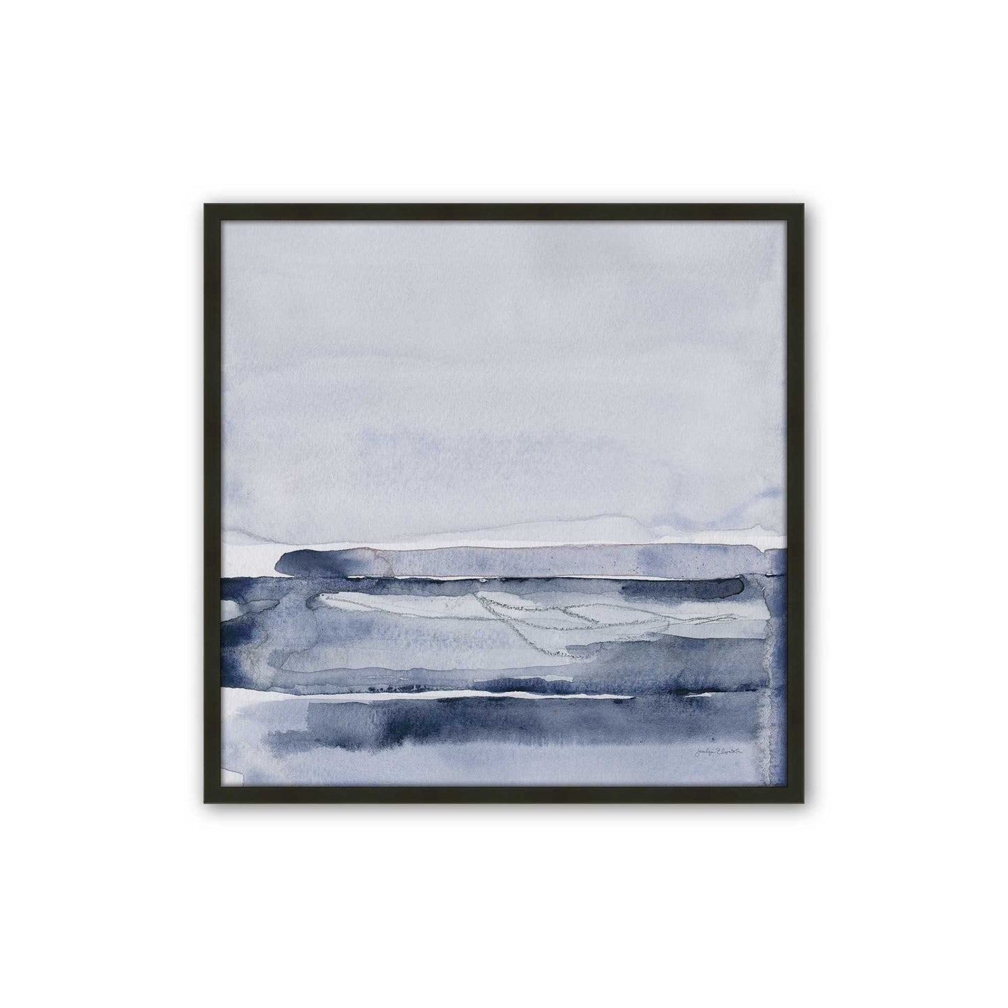[Color:Satin Black], Picture of art in a Satin Black frame