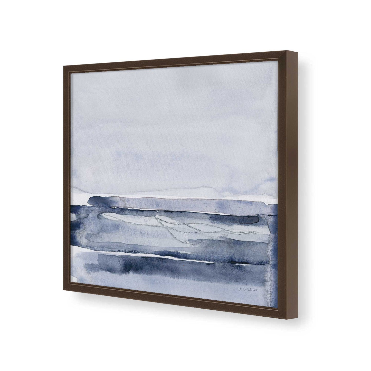 [Color:Espresso], Picture of art in a Espresso frame of the corner