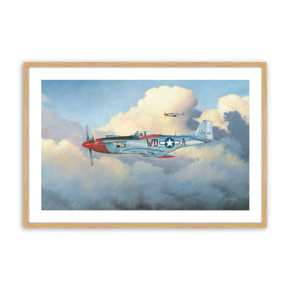 [Color:American Maple], Picture of art in a American Maple frame