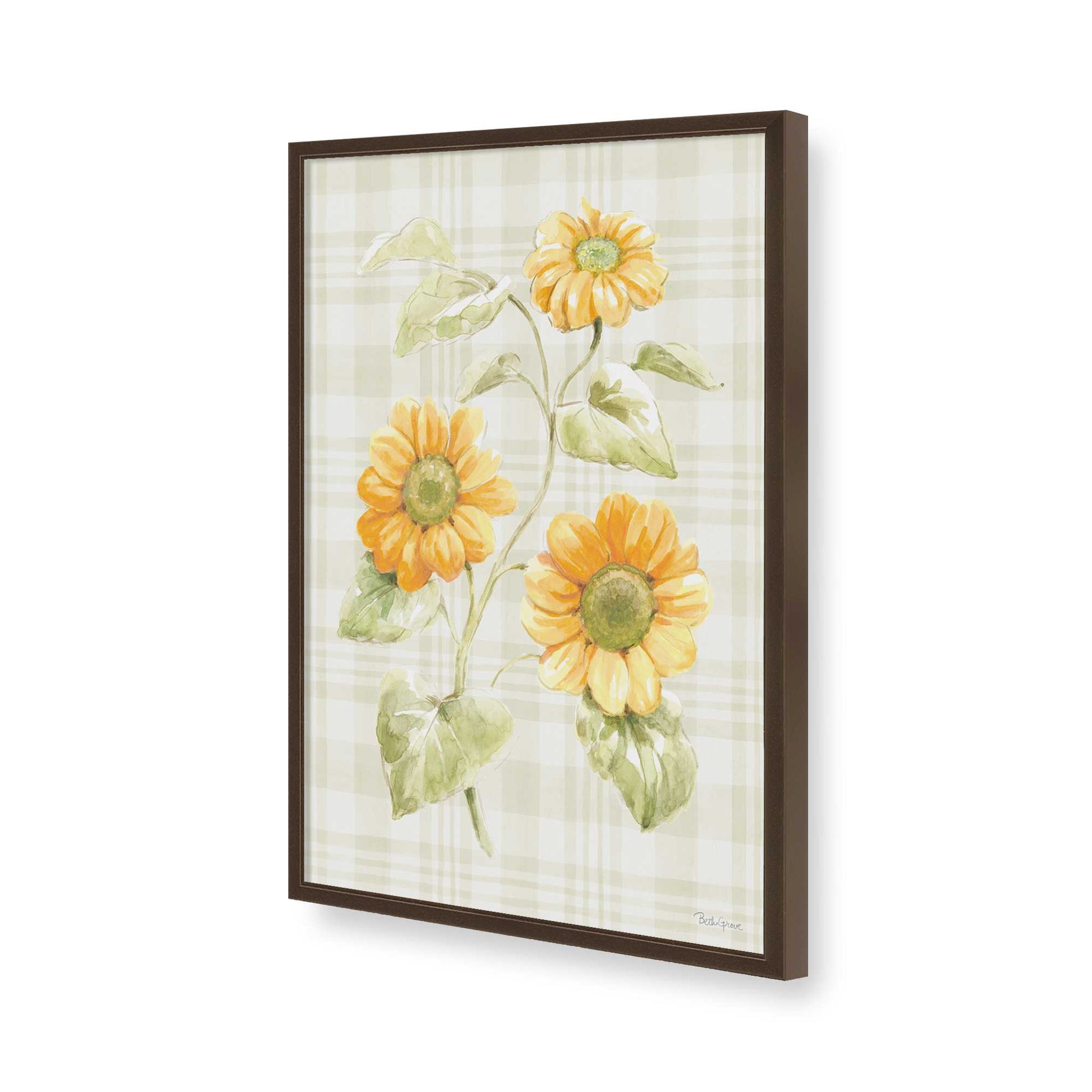 [Color:Belvinder Brown], Picture of art in a Belvinder Brown frame of the corner