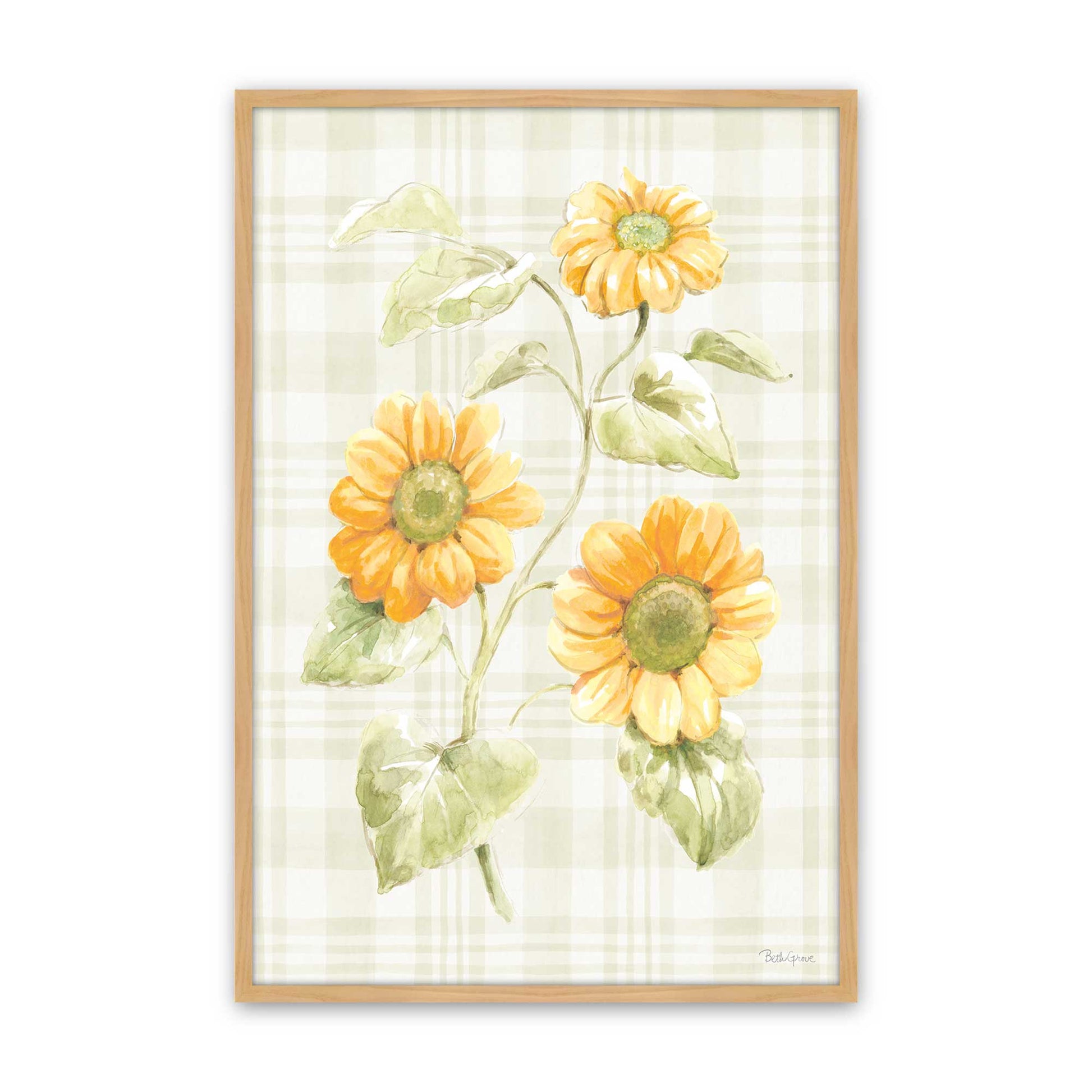 [Color:American Maple], Picture of art in a American Maple frame