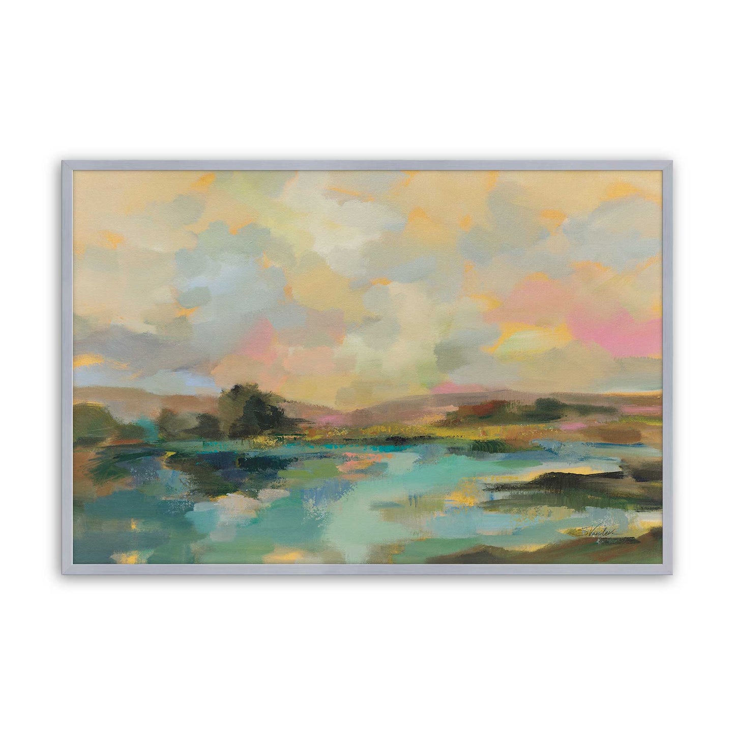 [Color:Polished Chrome], Picture of art in a Polished Chrome frame
