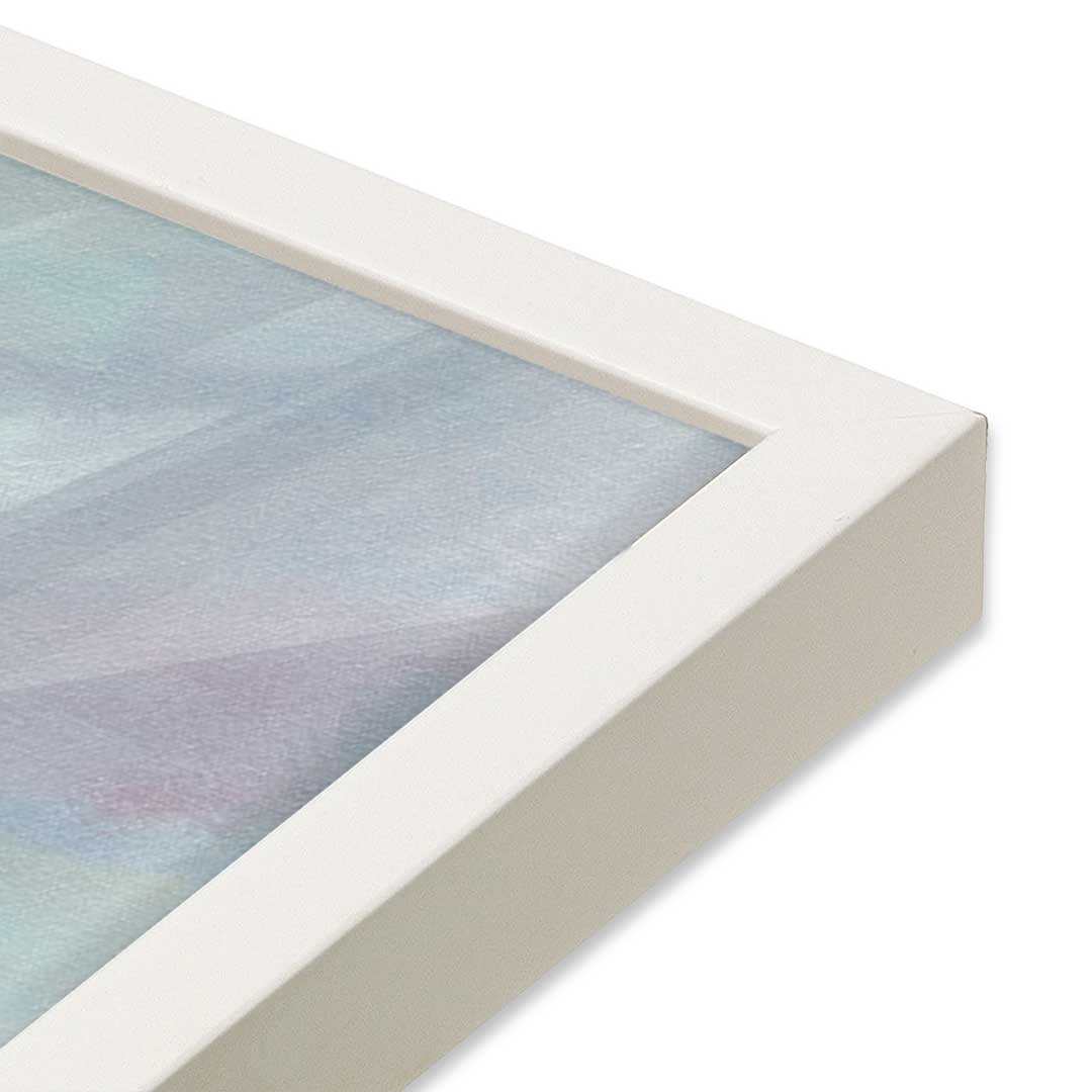 [Color:Opaque White], Picture of art in a Opaque White frame at an angle