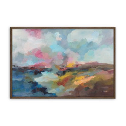 [Color:Walnut], Picture of art in a Walnut frame