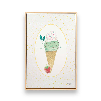 [Color:American Maple], Picture of art in a American Maple frame