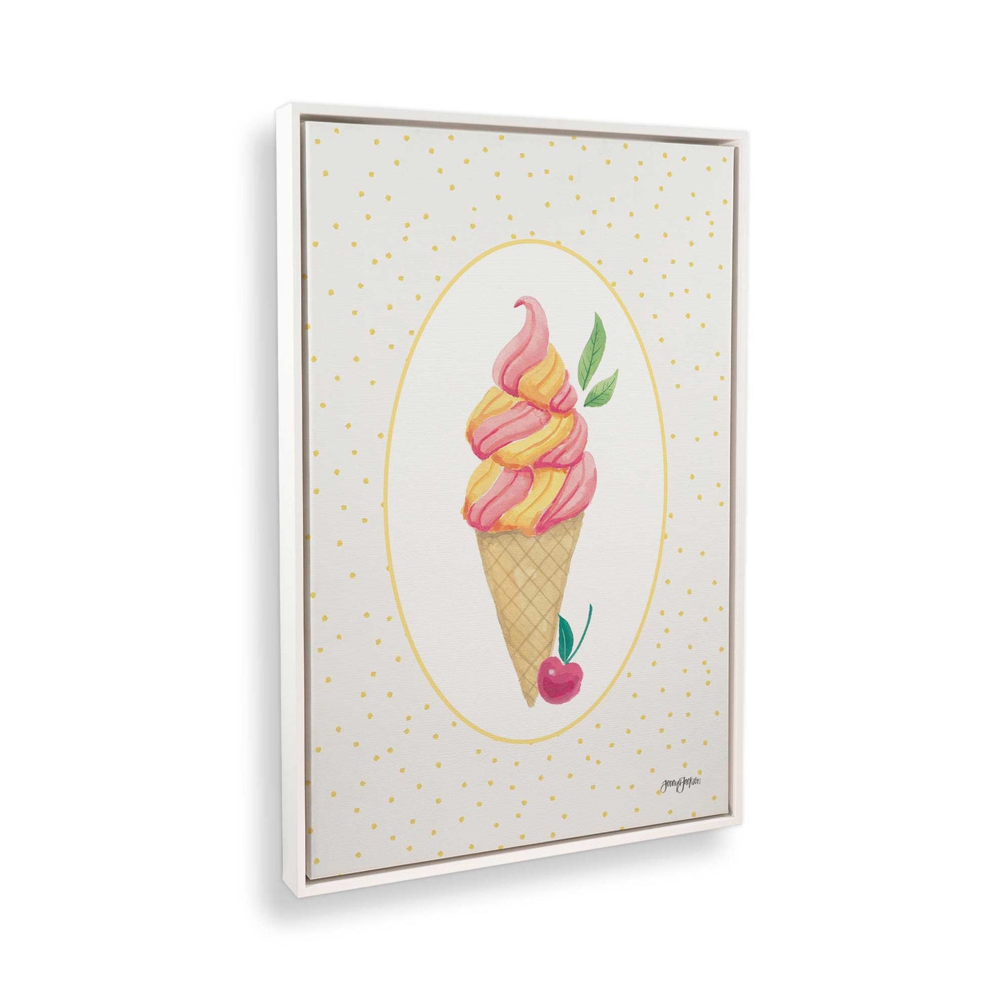 [Color:Opaque White], Picture of the corner of the art