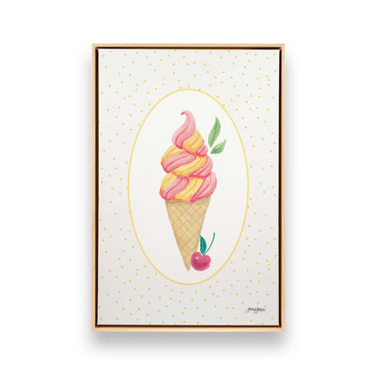 [Color:American Maple], Picture of art in a American Maple frame