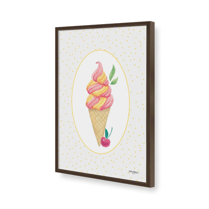 [Color:Belvinder Brown], Picture of art in a Belvinder Brown frame of the corner