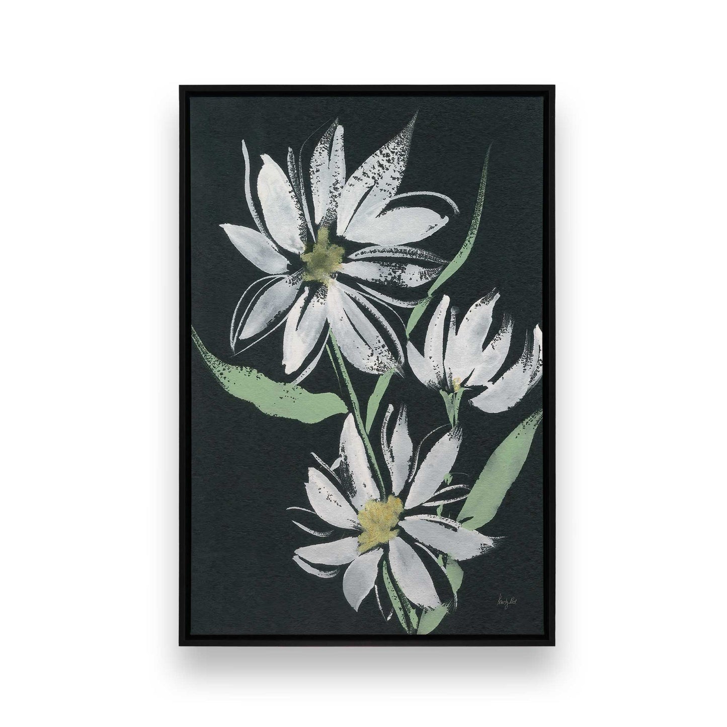 [Color:Satin Black], Picture of art in a Satin Black frame
