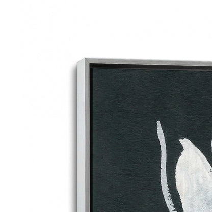 [Color:Polished Chrome], Picture of art in a Polished Chrome frame at an angle