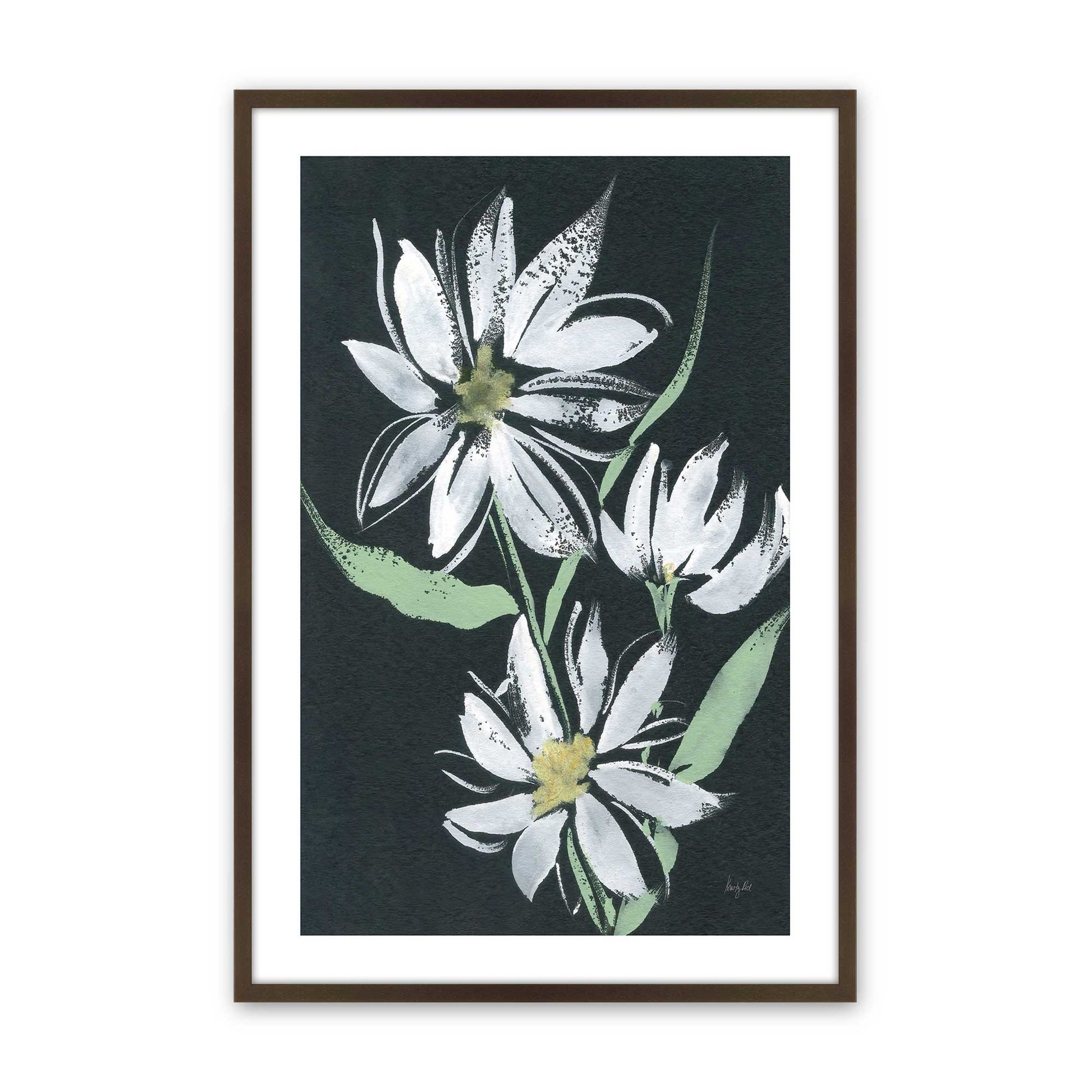 [Color:Brown], Picture of art in a Brown frame