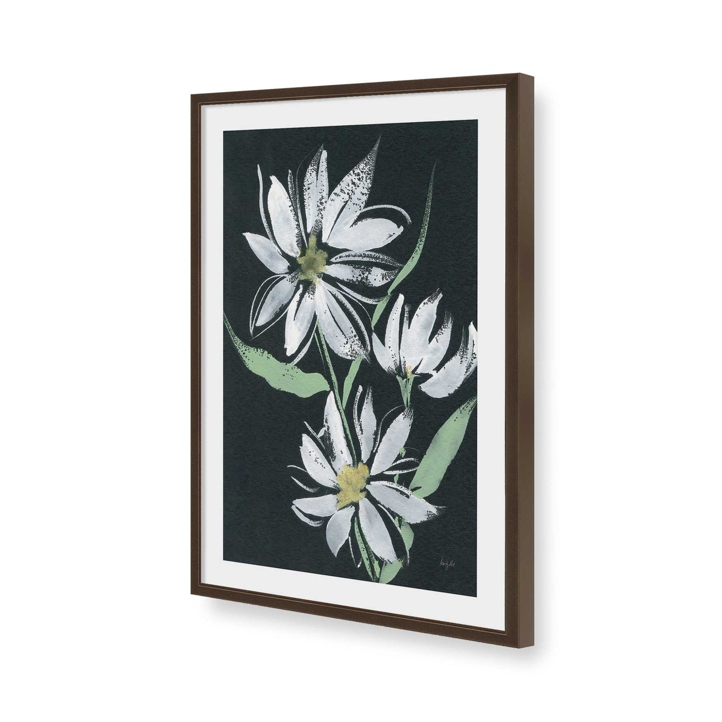 [Color:Belvinder Brown], Picture of art in a Belvinder Brown frame of the corner