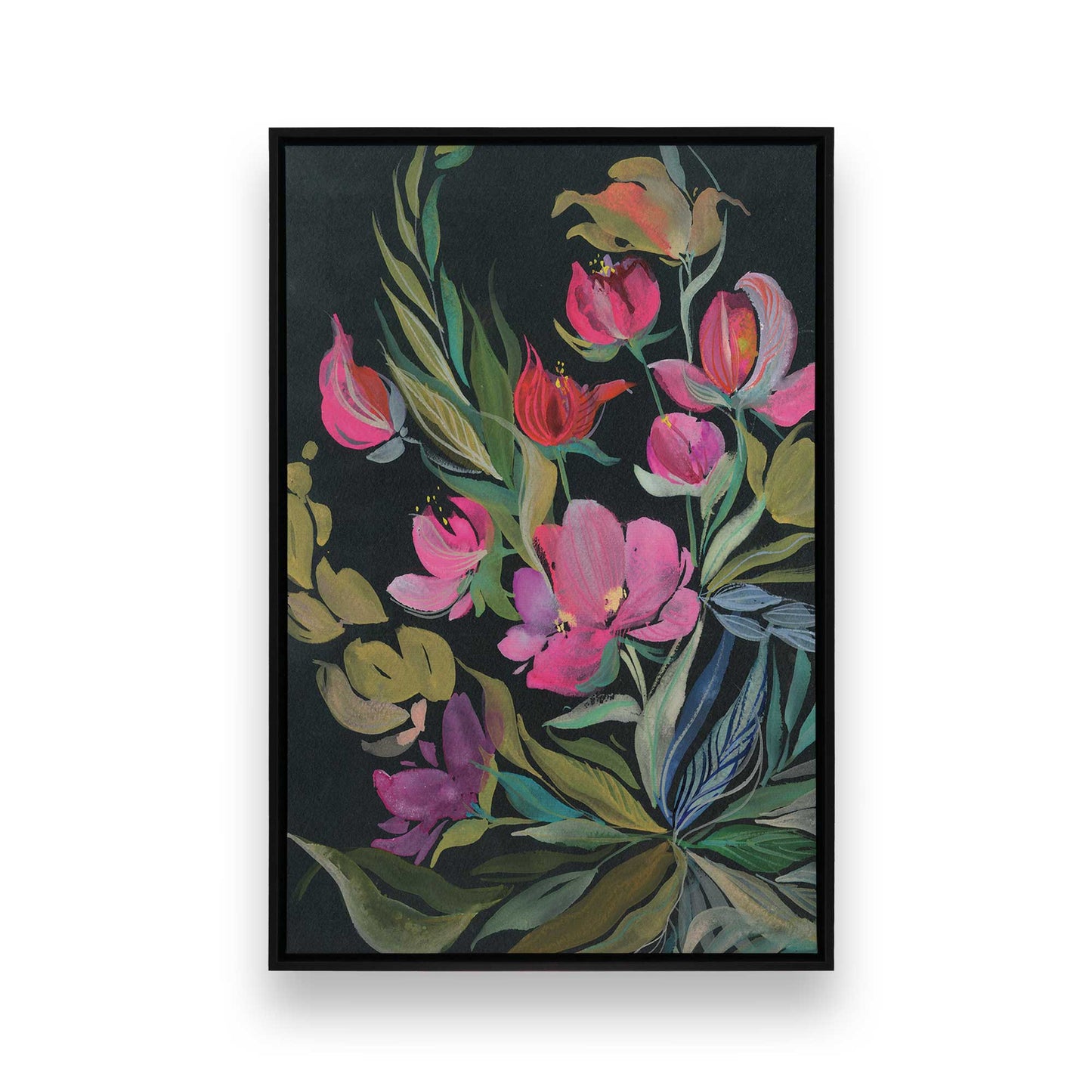 [Color:Satin Black], Picture of art in a Satin Black frame