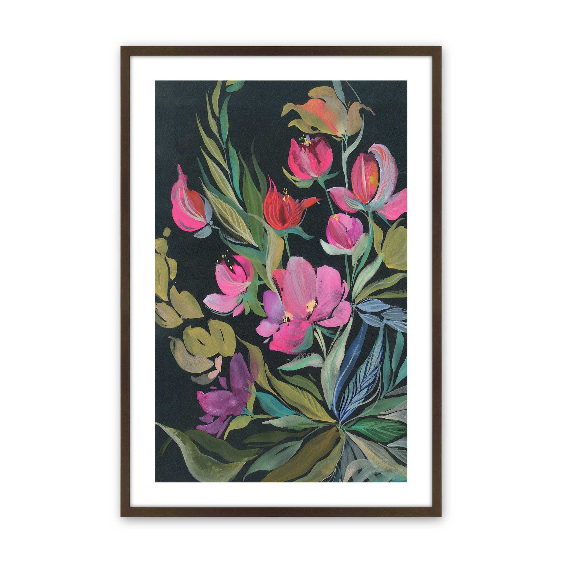 [Color:Brown], Picture of art in a Brown frame