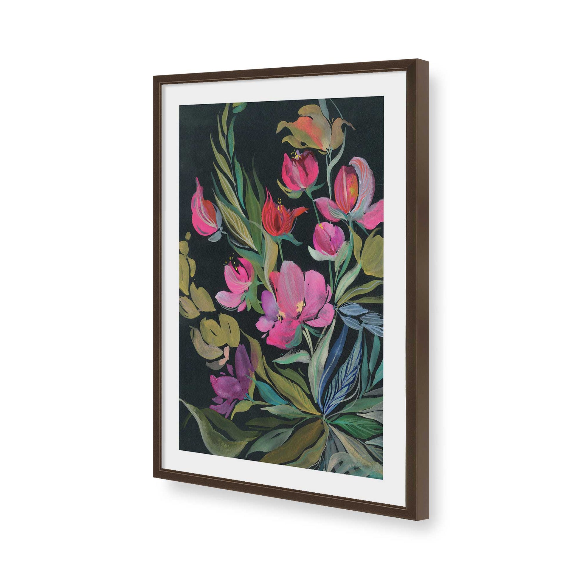 [Color:Belvinder Brown], Picture of art in a Belvinder Brown frame of the corner