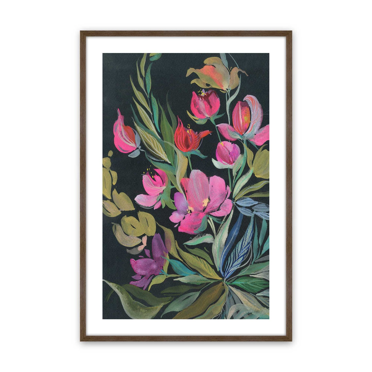 [Color:Walnut], Picture of art in a Walnut frame