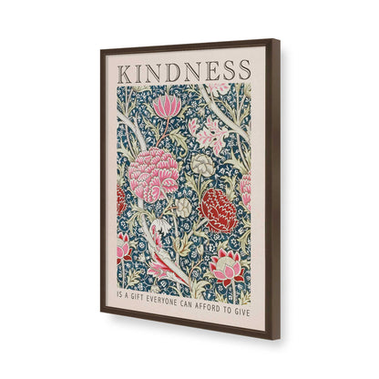 [Color:Brown], Picture of art in a Brown frame of the corner