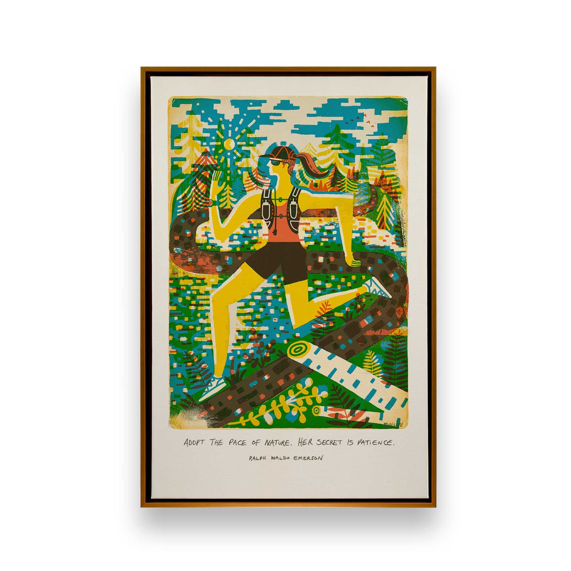 [Color:Polished Gold], Picture of art in a Polished Gold frame