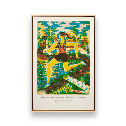 [Color:American Maple], Picture of art in a American Maple frame