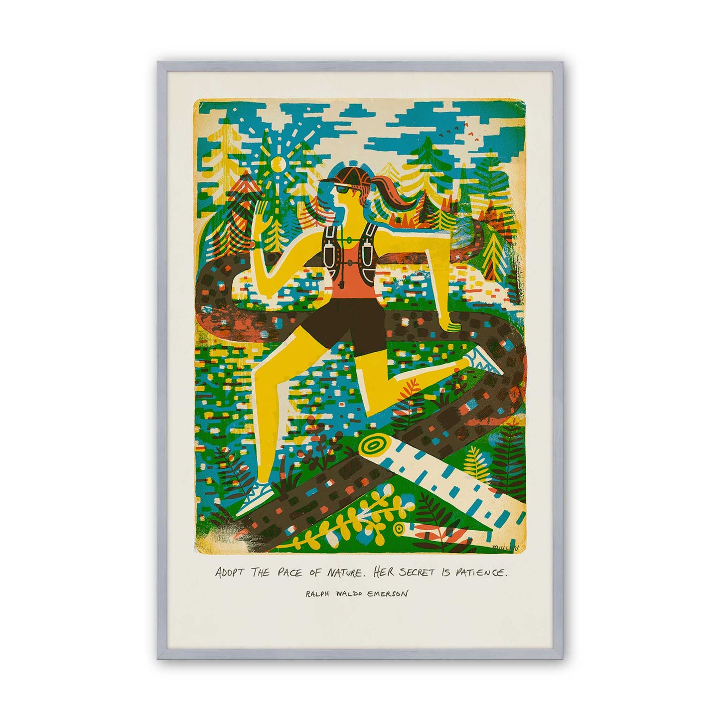 [Color:Polished Chrome], Picture of art in a Polished Chrome frame